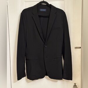Patrick assaraf black nylon sports blazer